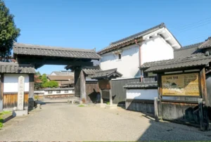 Traditional buildings in Uda City in Nara