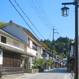 Traditional buildings in Uda City in Nara