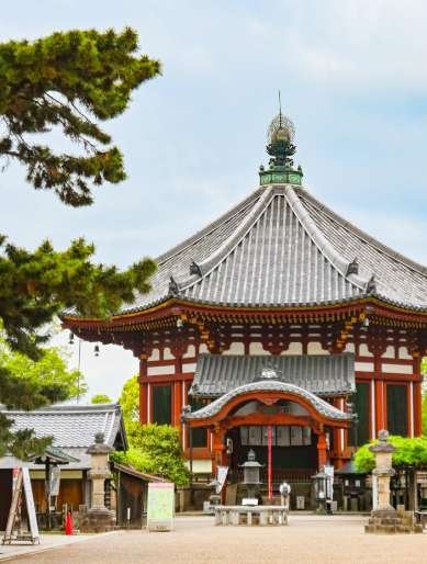 Kofukuji Temple in Nara, first location we visit in our Nara daytrip from Osaka