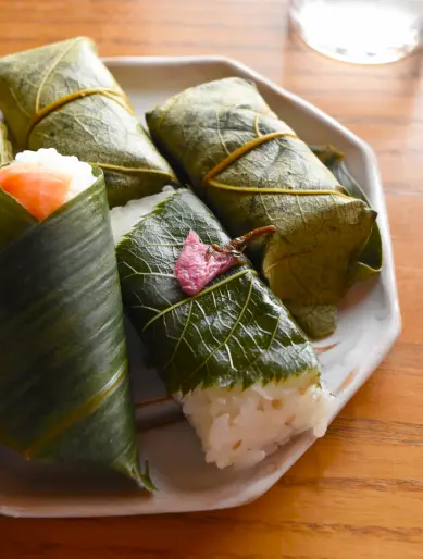 Kakinoha-zushi a type of sushi that you find in Nara prefecture